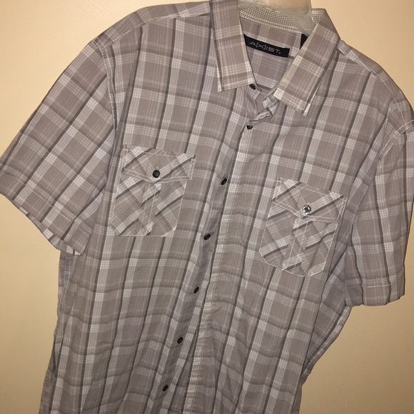 Axist Other - Short sleeve plaid shirt